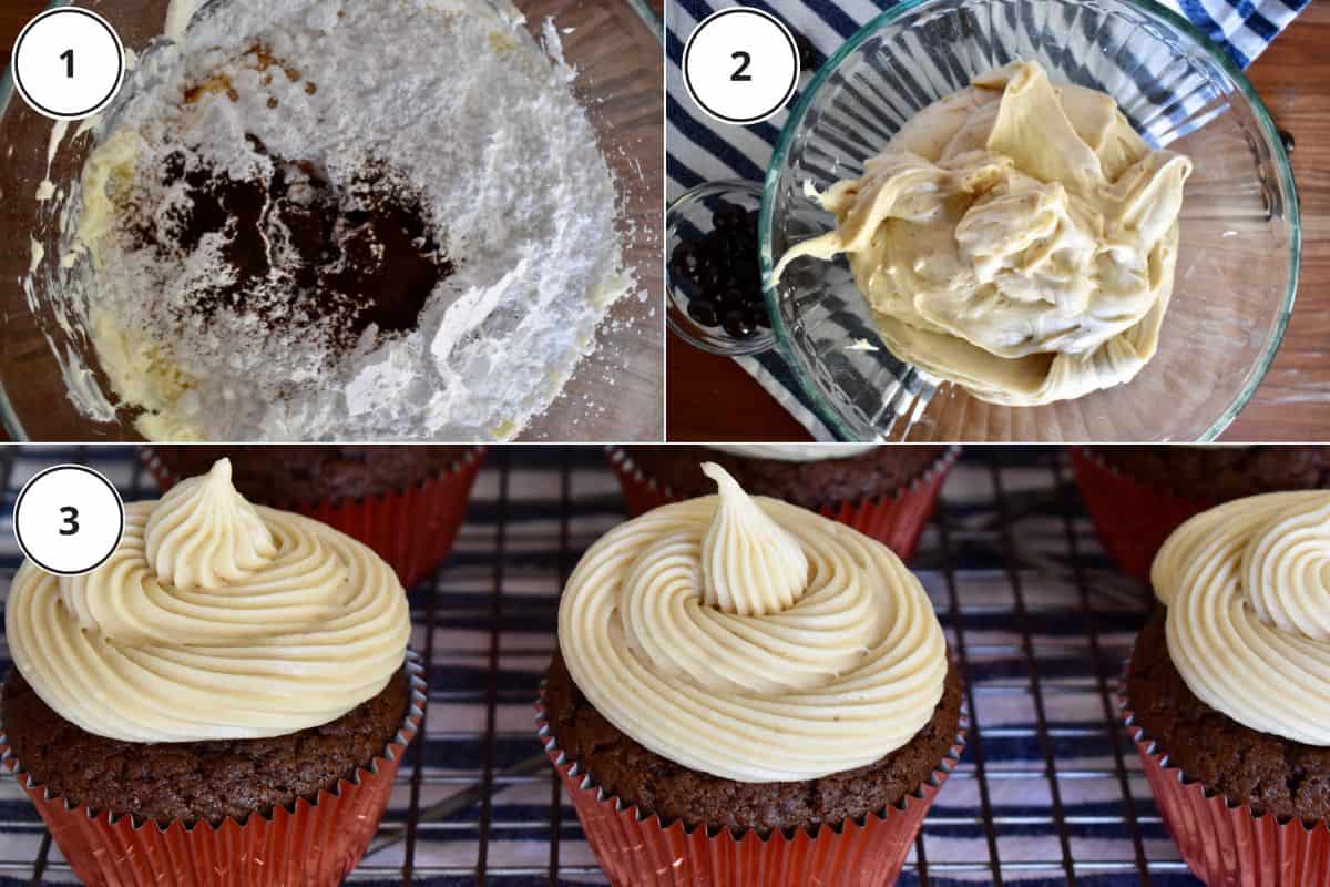 How to make espresso cream cheese frosting. 