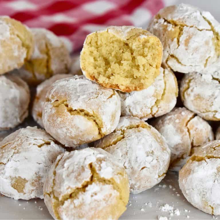 Soft Amaretti Cookies Recipe | Amaretti Morbidi