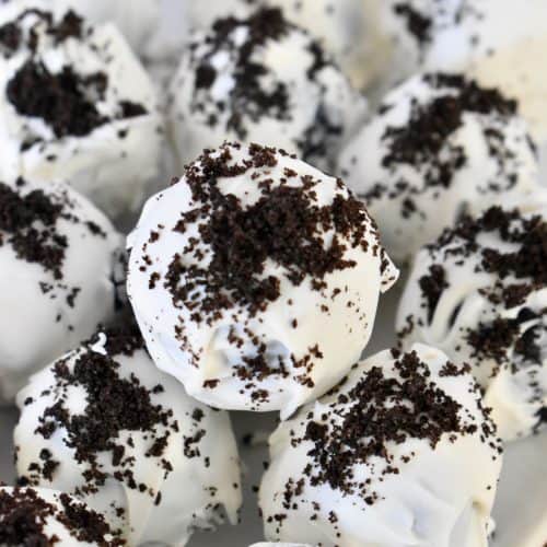 Cookies and Cream Truffles | 3-Ingredient Oreo Balls - This Delicious House