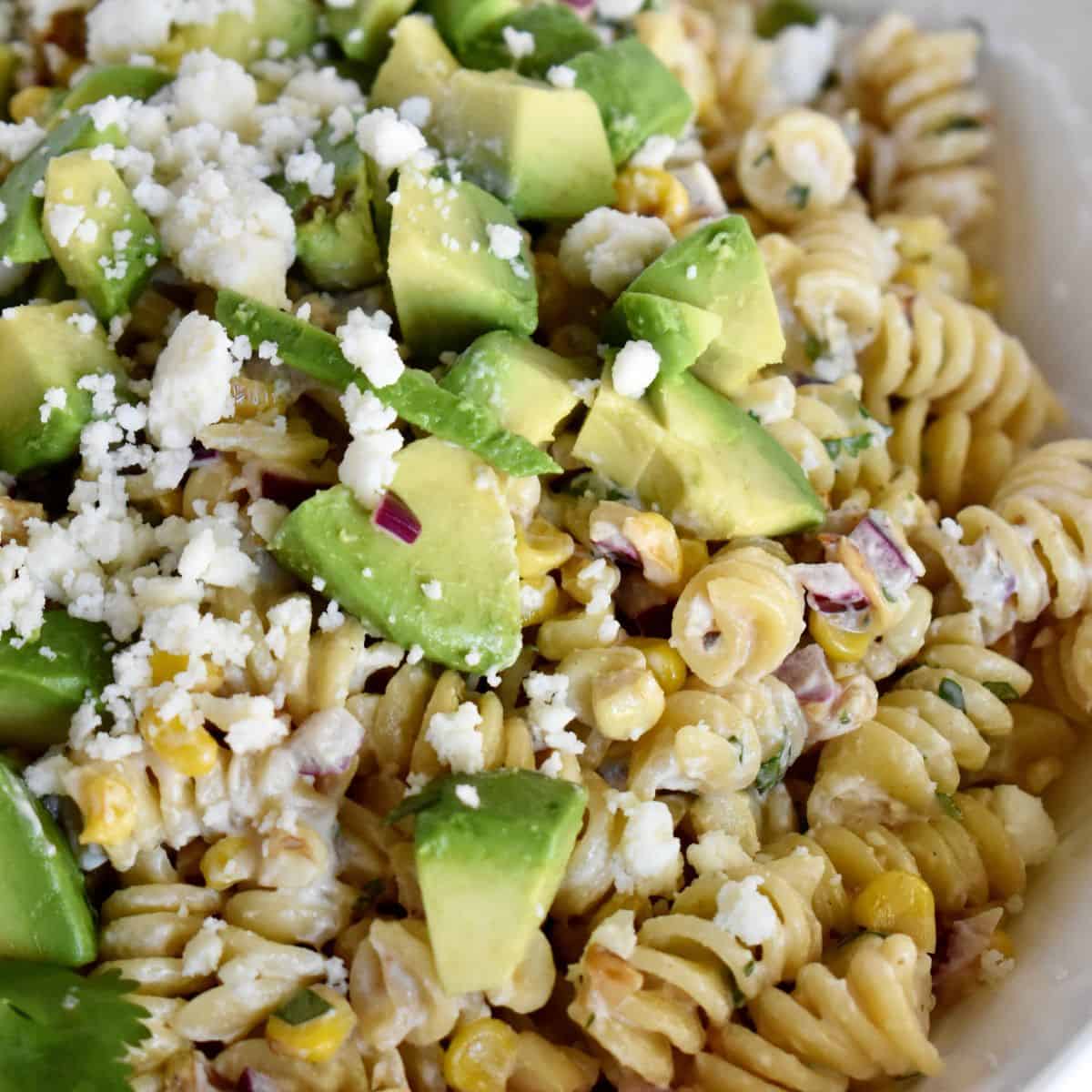 Elote Skillet Pasta - Served From Scratch