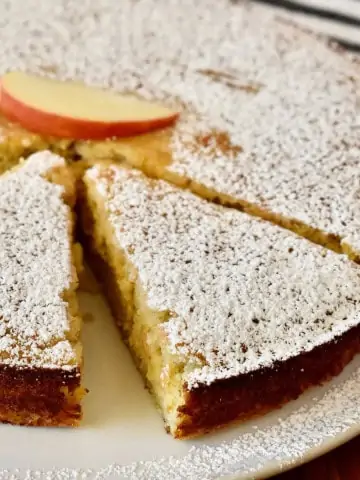 Almond Flour Apple Cake.