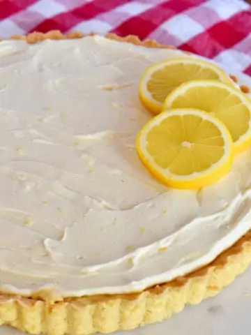 Lemon Mascarpone Tart.