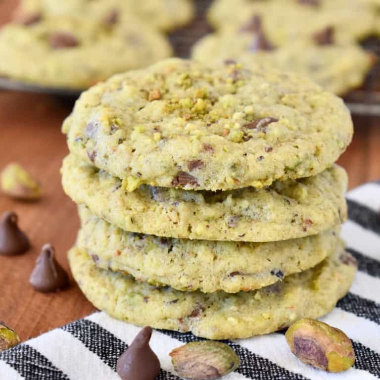 Chocolate Chip Pistachio Cookies Recipe 