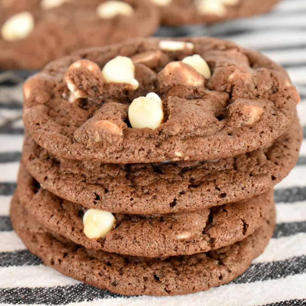 Chocolate White Chocolate Chip Cookies.