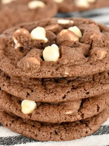 Chocolate White Chocolate Chip Cookies.