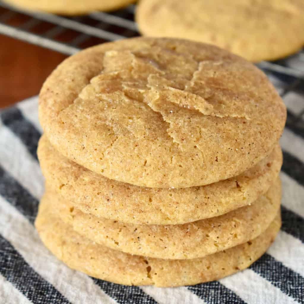 Pumpkin Snickerdoodle Cookies.