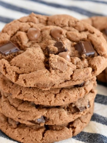 Chocolate Malted Cookies.