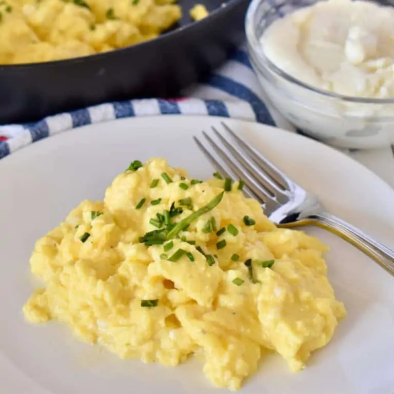 Ricotta Scrambled Eggs.