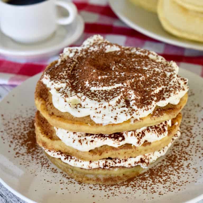 Tiramisu Pancakes.