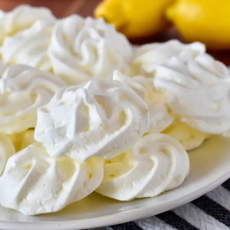 Lemon Meringue Cookies.