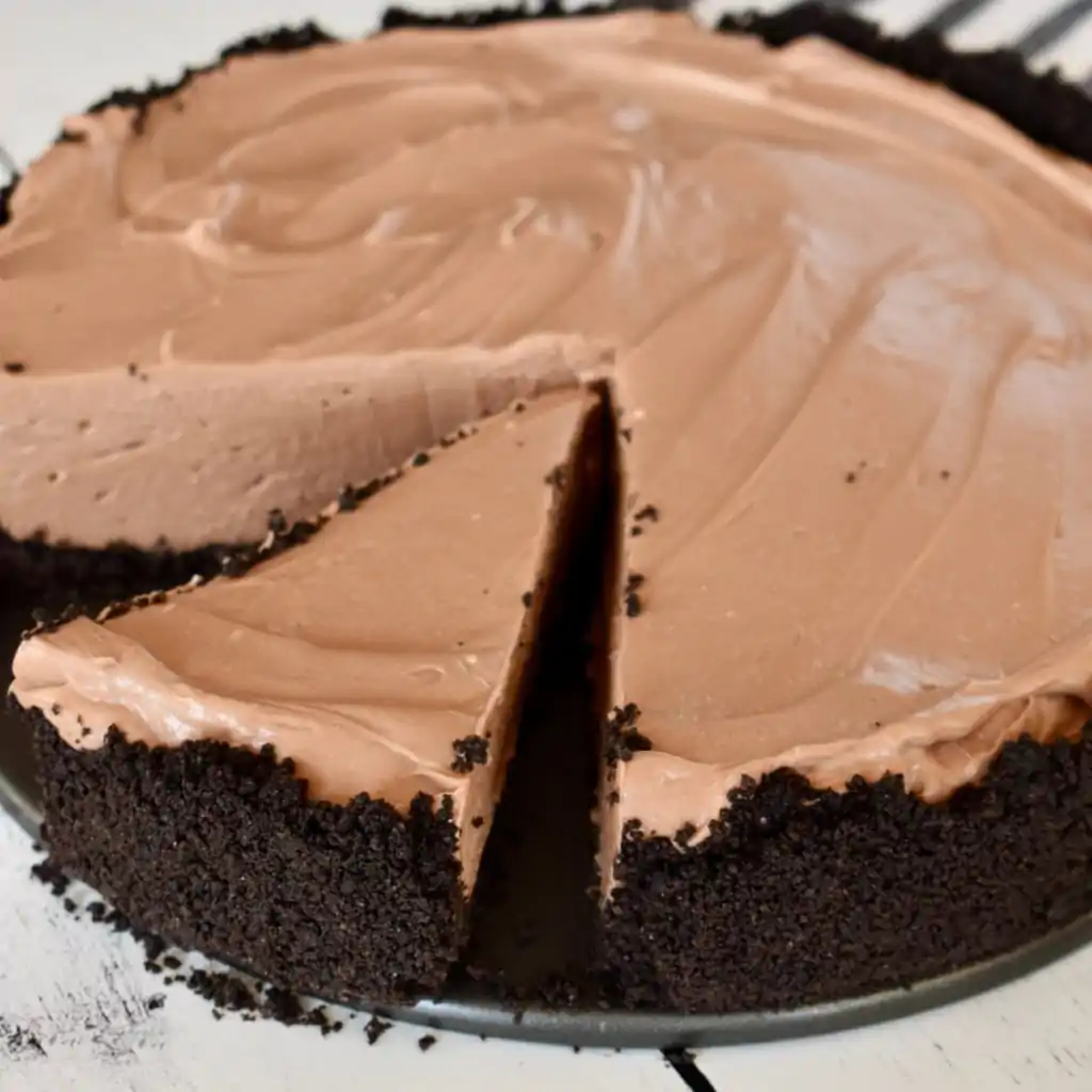 No Bake Chocolate Cheesecake.