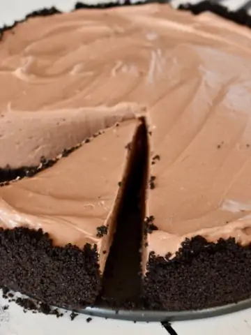 No Bake Chocolate Cheesecake.