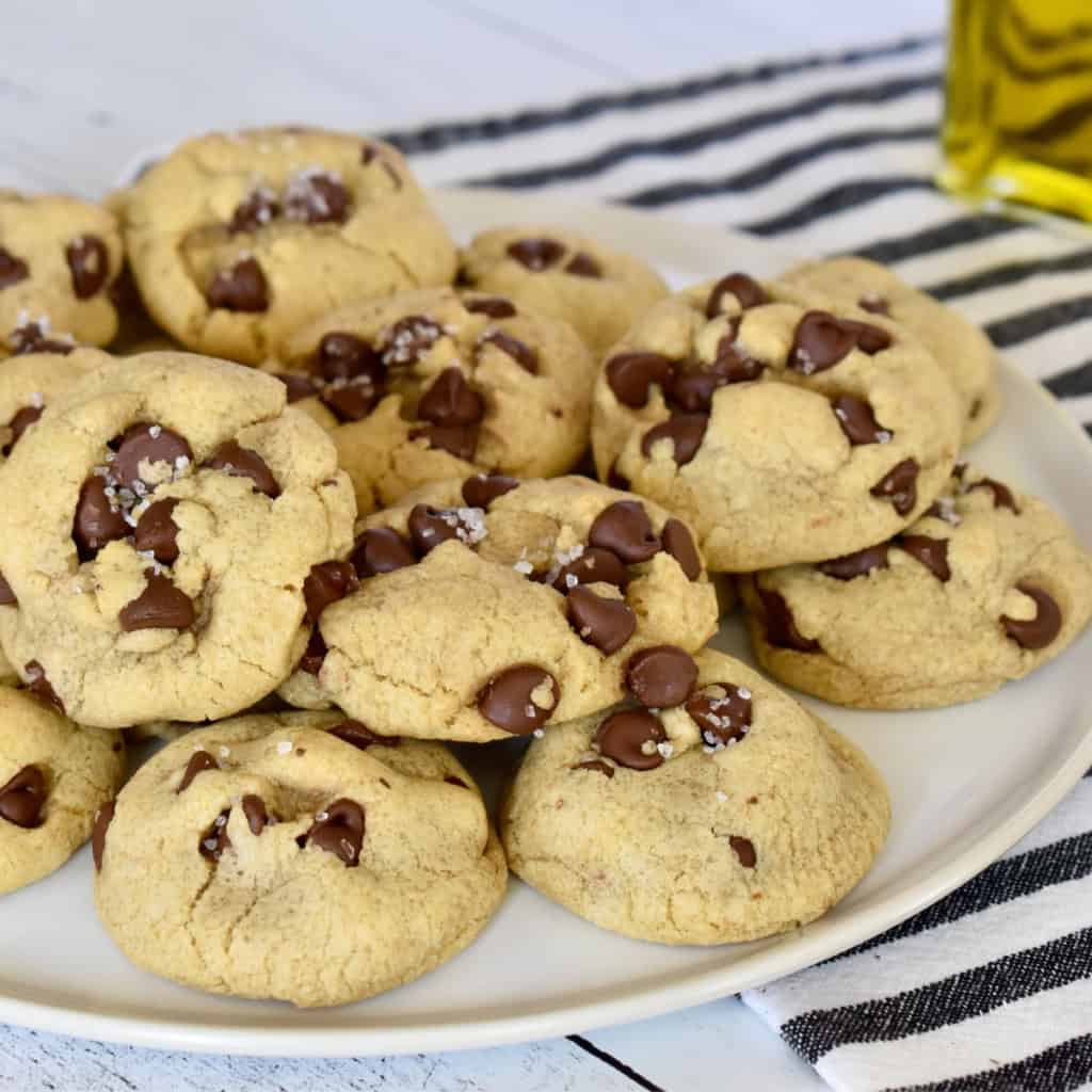 Olive Oil Chocolate Chip Cookies.