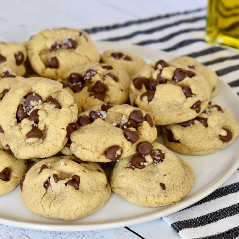 Olive Oil Chocolate Chip Cookies.