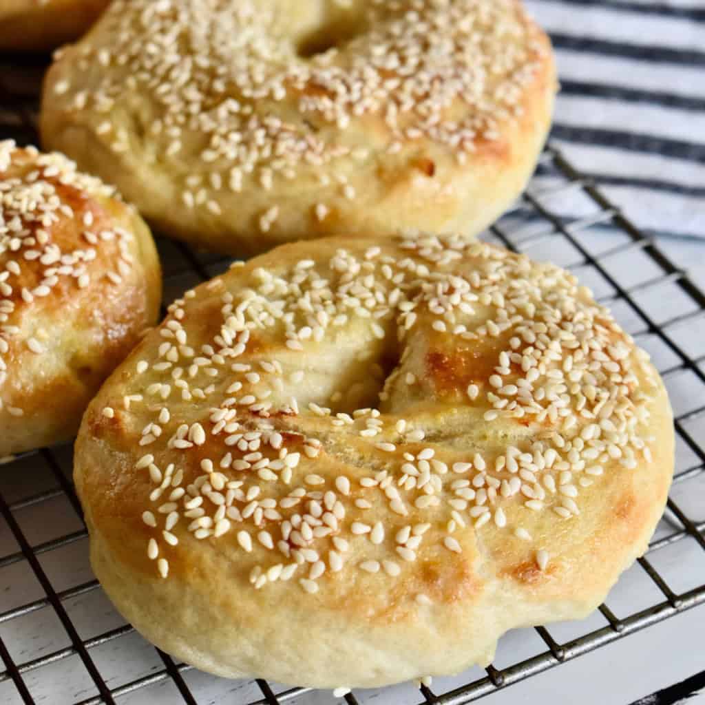 Sesame Bagels recipe.