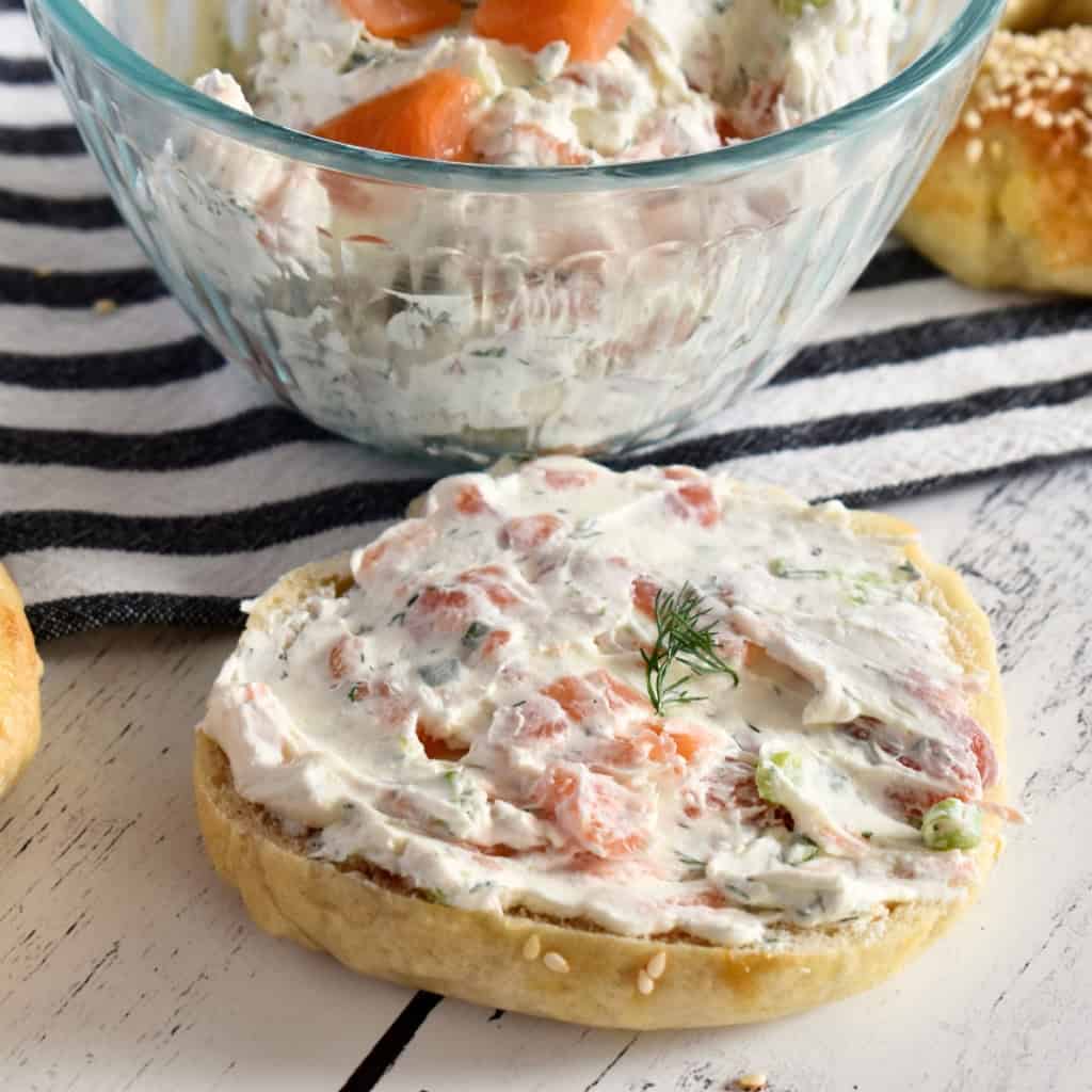 Smoked Salmon Cream Cheese Spread recipe.