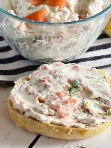 Smoked Salmon Cream Cheese Spread recipe.