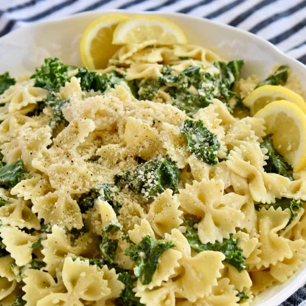 Kale Caesar Pasta Salad recipe.