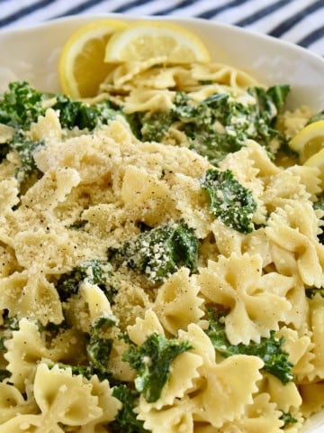 Kale Caesar Pasta Salad recipe.