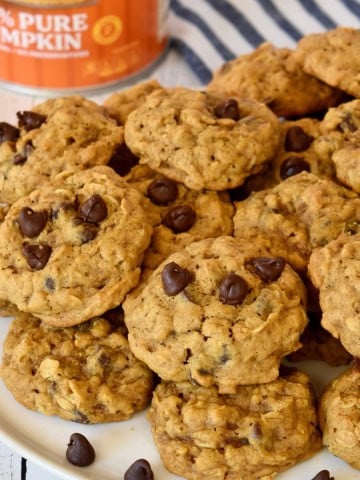 Pumpkin oatmeal chocolate chip cookies recipe.